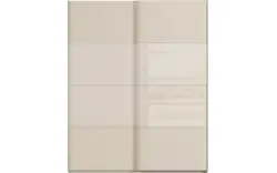 Goossens kledingkast finca combi glans mat glas bruin hoogwaardig meubelplaat - 8244402-{merk}-finca-combi-sts-bruin-schuifdeuren-02